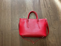 Borsa pelle con cerniera